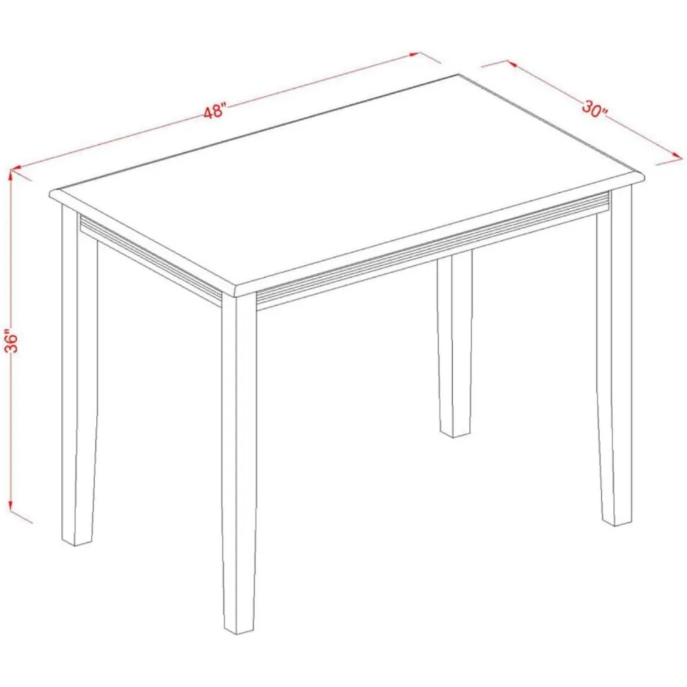 직사각형 테이블과 2개의 나무 스툴이 포함된 주방용 카운터 높이 식탁 세트
