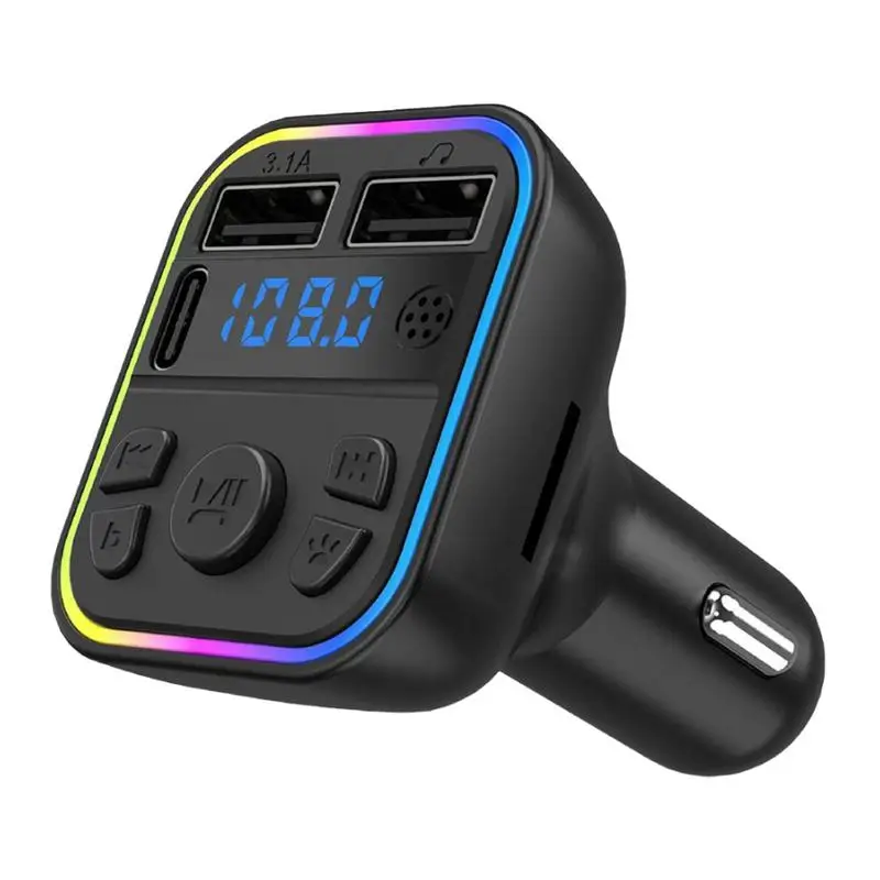 Car FM Transmitter Wireless MP3 Music Player Car Music Connector auto Music Adapter Multifunctional Calling & Audio Receiver