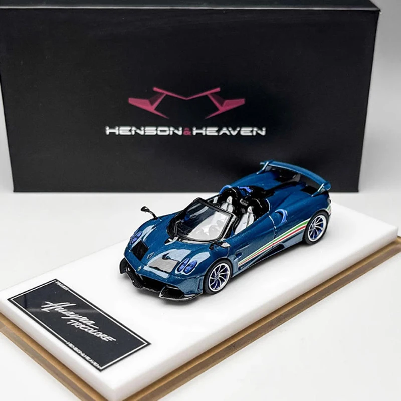 Modelo HH escala 1:64 Huayra Tricolore, coche en miniatura de aleación, juguetes para niños, colección de regalos, decoración de recuerdo para adultos, exhibición estática