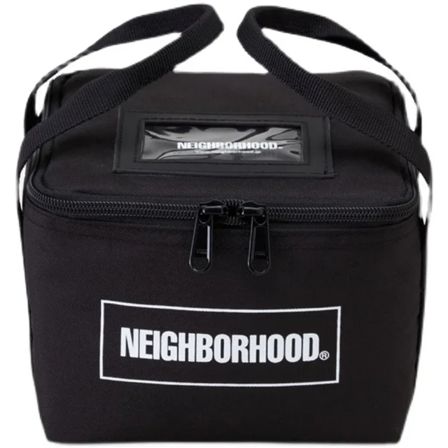 NEIGHBORHOOD NBHD ECASE outdoor camping tableware storage portable  waterproof black meal bag 3 - AliExpress