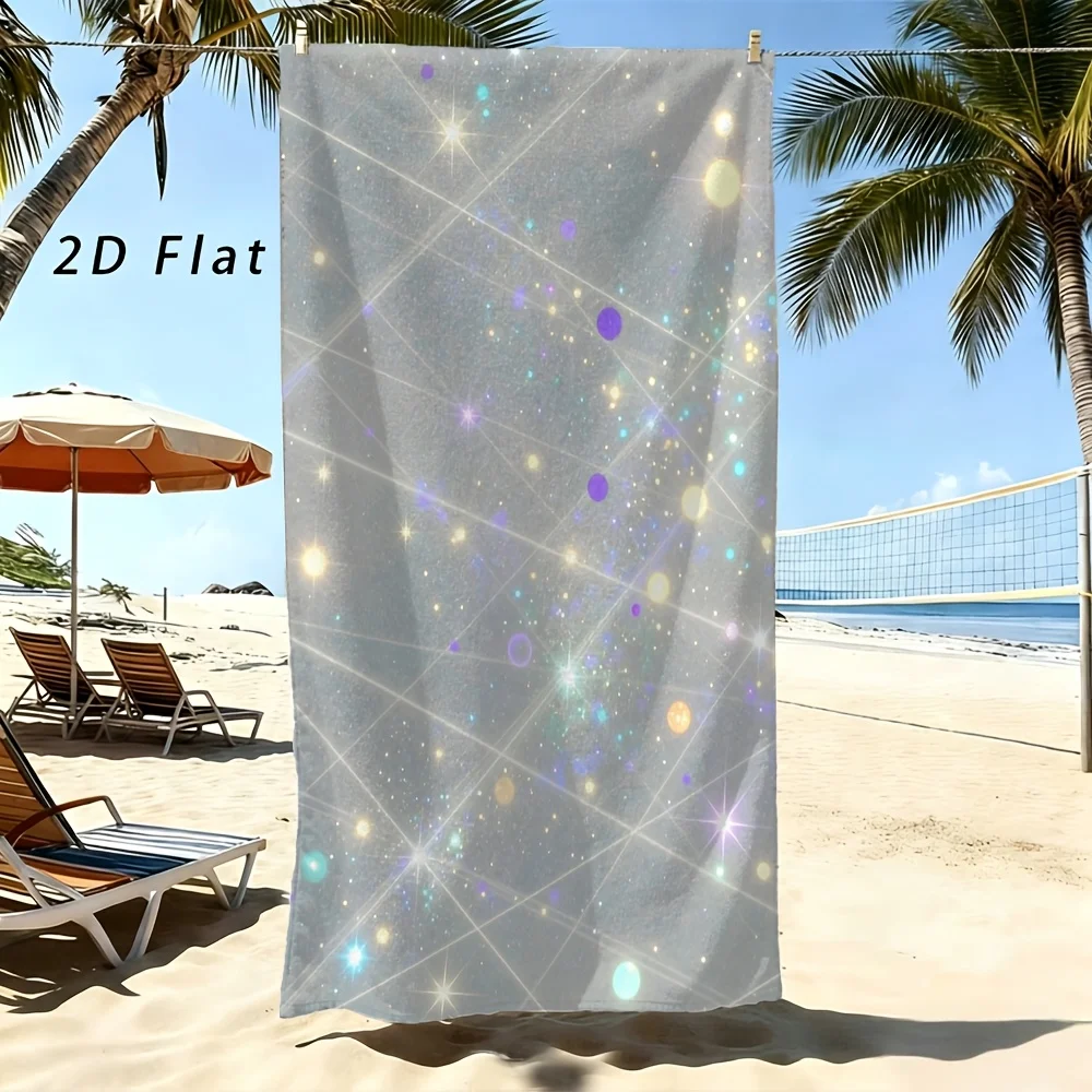 Autumn Pinecone Sunflower Beach Towel Rustic Fall Pattern For Poolside Lounging Travel Essential Summer Gift Idea