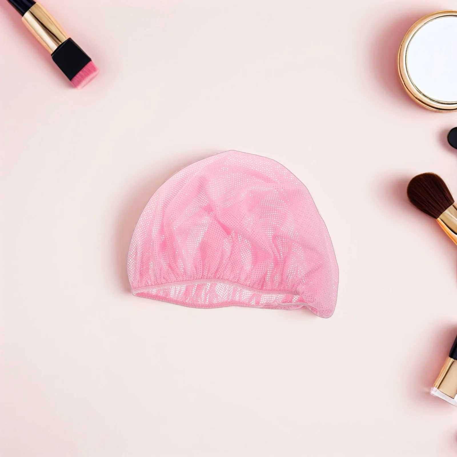 

4 шт., капот для сна для женщин, дышащая сетчатая шапочка для волос, ночная мягкая сетка для сна, многоразовая эластичная пленка для вьющихся волос - женская