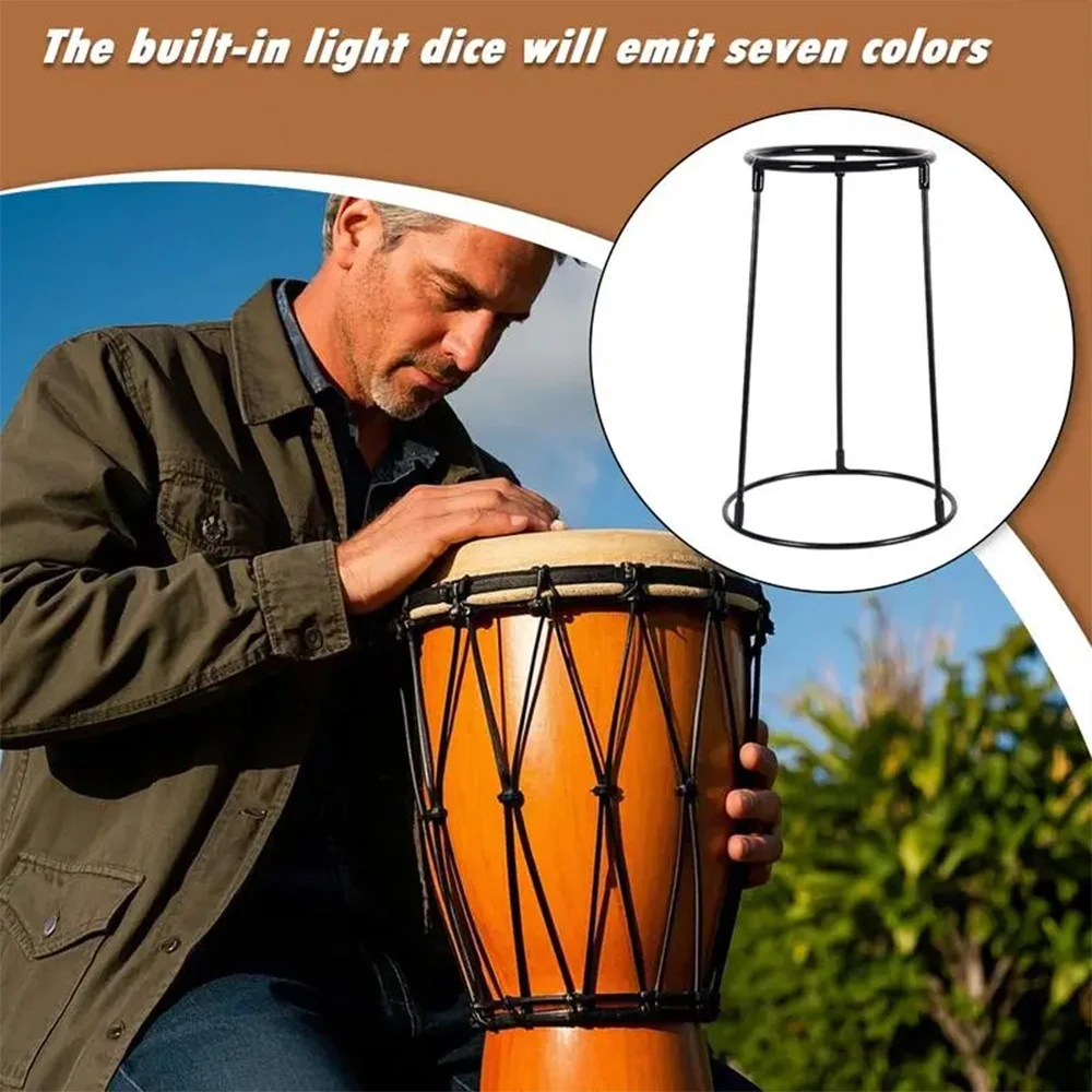 ขาตั้งกลองแอฟริกัน กลองแอฟริกันขนาด 8-12 นิ้ว สากล ปลดปล่อยขาของคุณ การตีกลองที่สะดวกสบาย จับกระชับ แข็งแรง ทนทาน