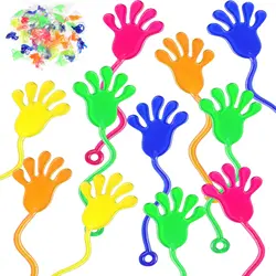 12/24/36Pcs Sticky Hands Party Favors, Party Table Favor Set for Kids, Holiday Traditions, Xmas Gift, Bendy Tube, Bendy Tubes,