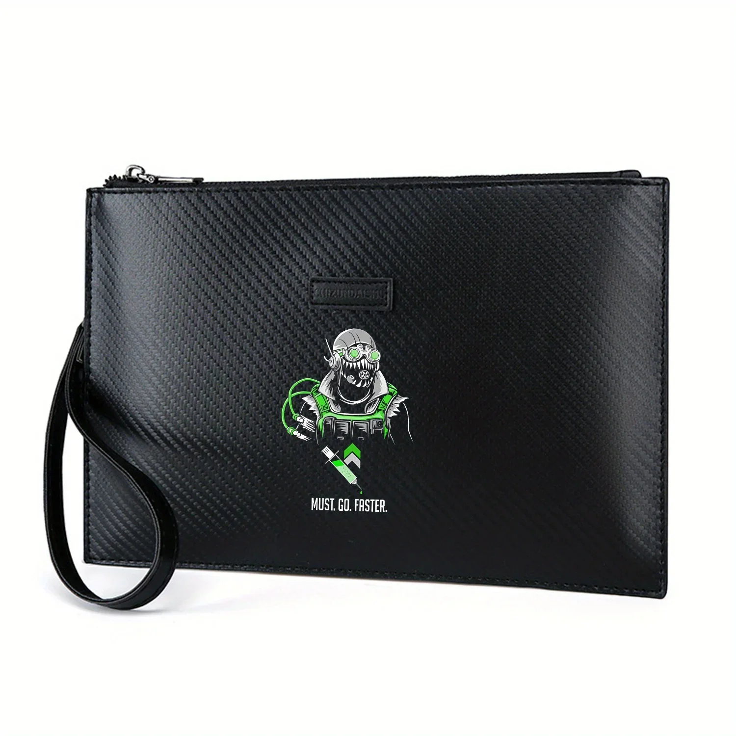 

Apex Character Goggles Face Syringe Speed Men's Handbag Elegant Printed PU Fashionable And Practical For Everyday Carry