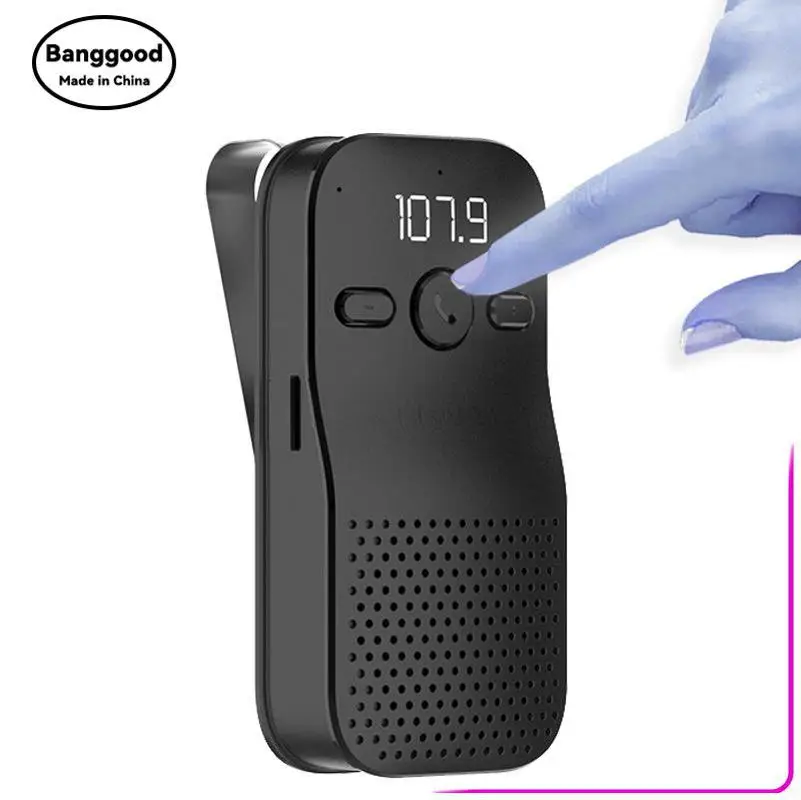 New Car Bluetooth Hands-free C17 Comes with Speaker Visor Hands-free Phone Driving High Definition Voice Call