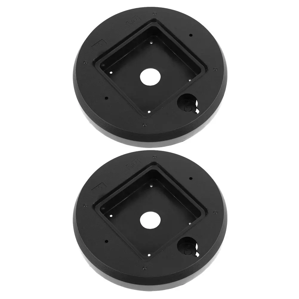 

2Pcs Clock Back Cover Plastic Wall Clock Movement Replacement Part Accessories DIY Stylish Durable Install