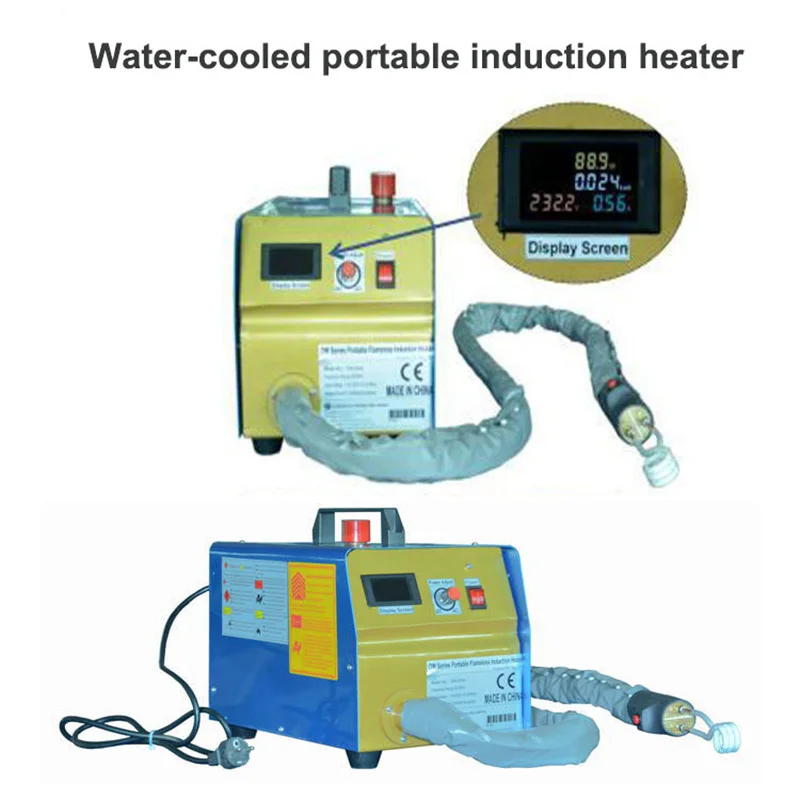 2KW 18-60kHz High Frequency Induction Heater Furnace Induction Heater Silver Gold Melting Furnace With CE