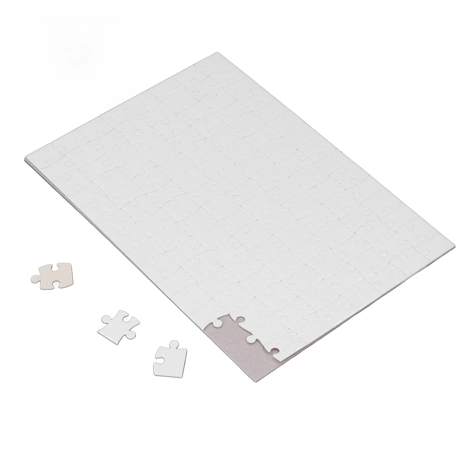 10 Sets Blank Jigsaw Puzzle Sublimation Heat Transfer  20cmx29cm Kit for DIY Sublimation Puzzle