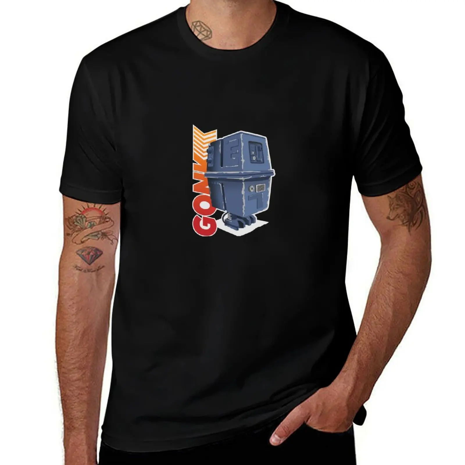 

Droid Gonk T-Shirt man t shirts for men casual man t shirt luxury