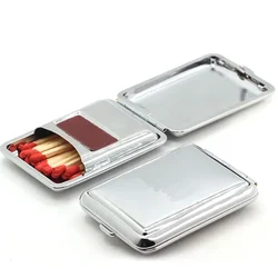 Metal Matchbox Portable Anti-Pressure Sealed Match Storage Box Personality WaterproofWithstand Voltage Match Box