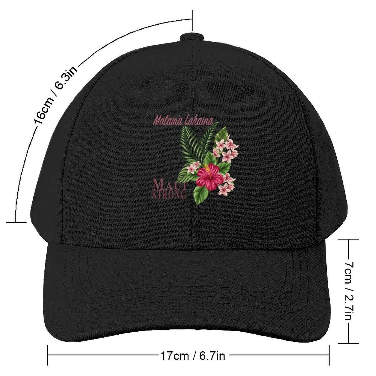 Malama Lahaina - Maui Strong Baseball Cap birthday Thermal Visor Elegant Women's Hats Men's