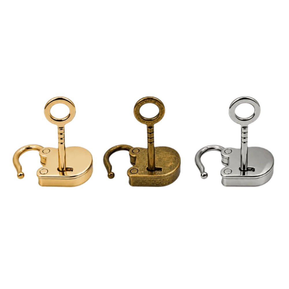6 Pcs Charming Zinc Alloy Mini Bear Padlocks Archaized Design Lock Body Case Padlocks Vintage Padlocks Travel Use