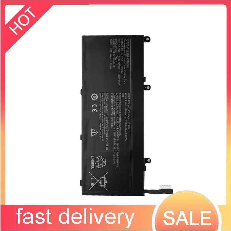 

Аккумулятор для ноутбука 2600 мАч для Xiaomi Mi Ruby 15,6 дюйма Timi TM1703 TM1802-AD/N/C Notbeook N15B02W Высокопроизводительный N15B02W N15B01W