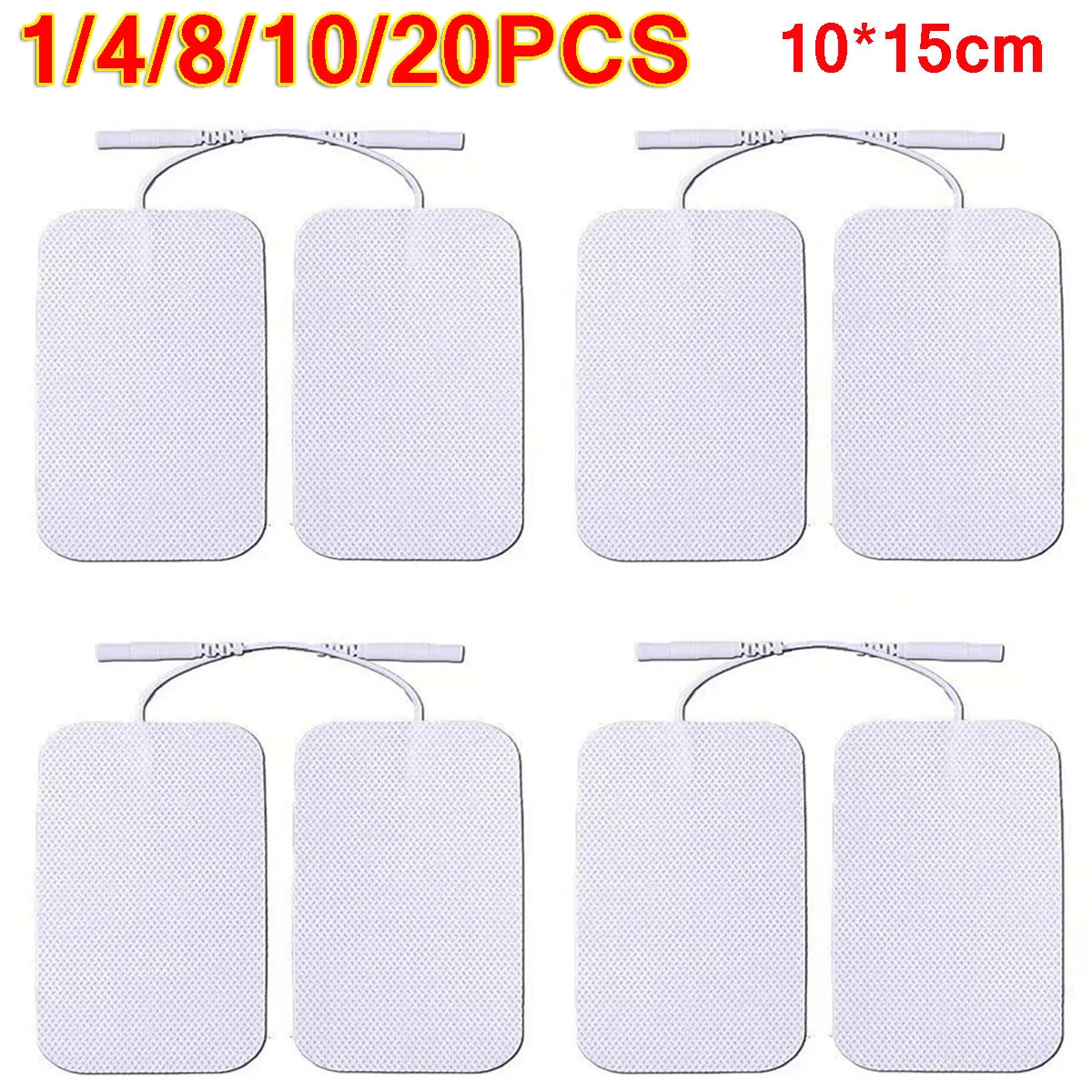 1/2/4/8/10Pcs 15*10cm Large Electrode Pads Machine Massages Stickers Massager Patch Self-Adhesive Cover Replacement DIY For TENS