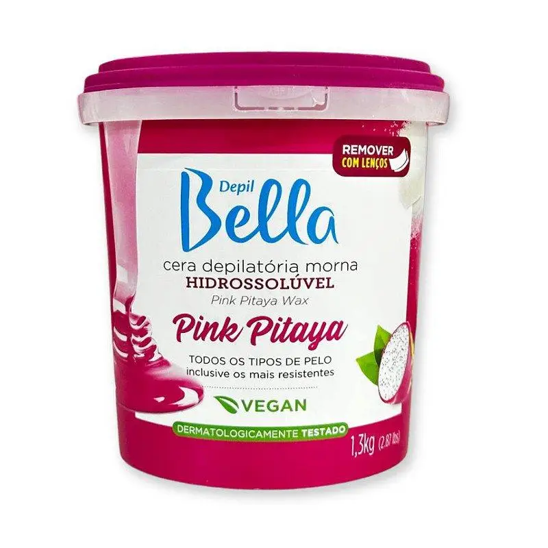 Pink Pitaya Depil Bella 1300G Hydrosoluble Depilatory Wax