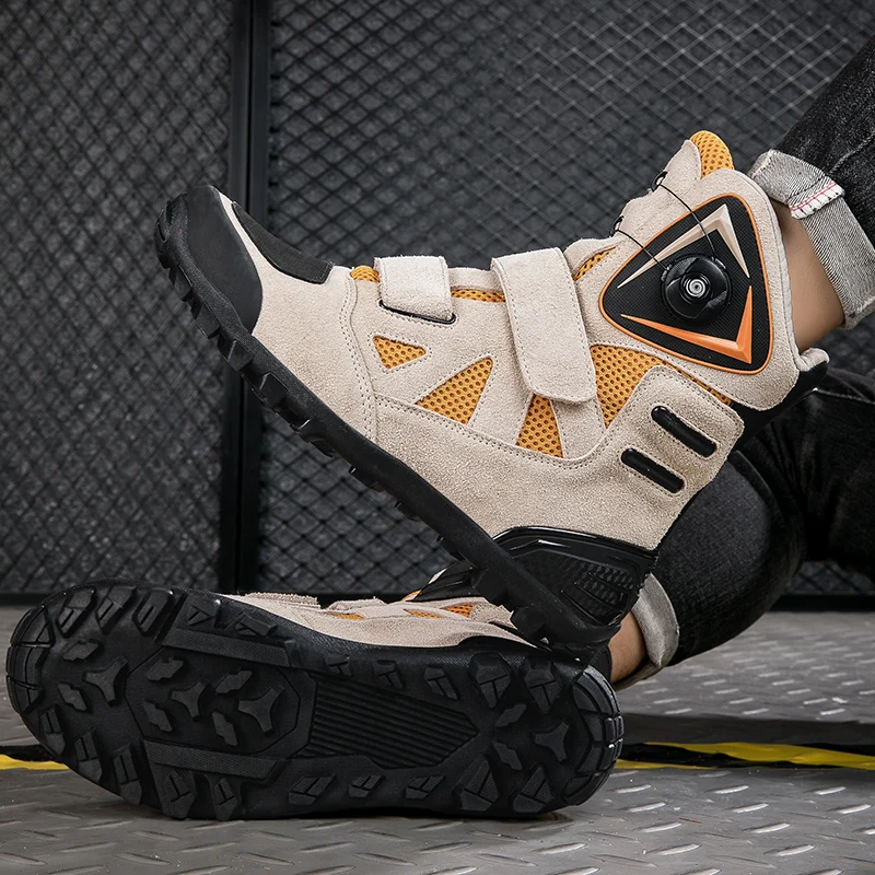 

Motorcycle protective boots large size men four season wear-resistant fashionable high top riding shoes off-road cycling boots