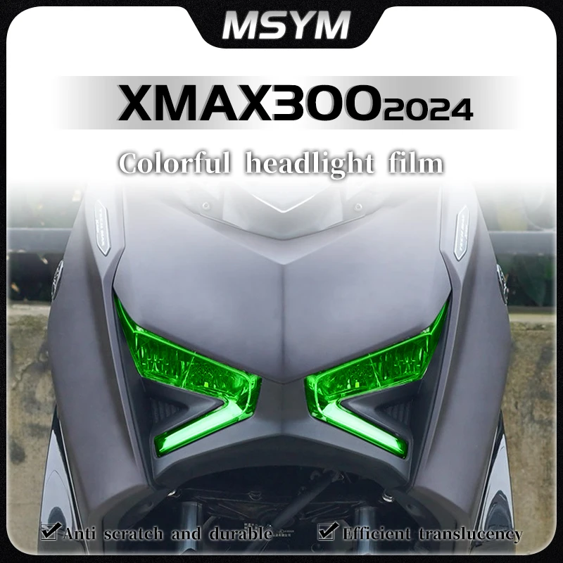 

For Yamaha XMAX300 xmax300 TECH 2024 headlight film smoked black tail light film instrument film rearview mirror accessories