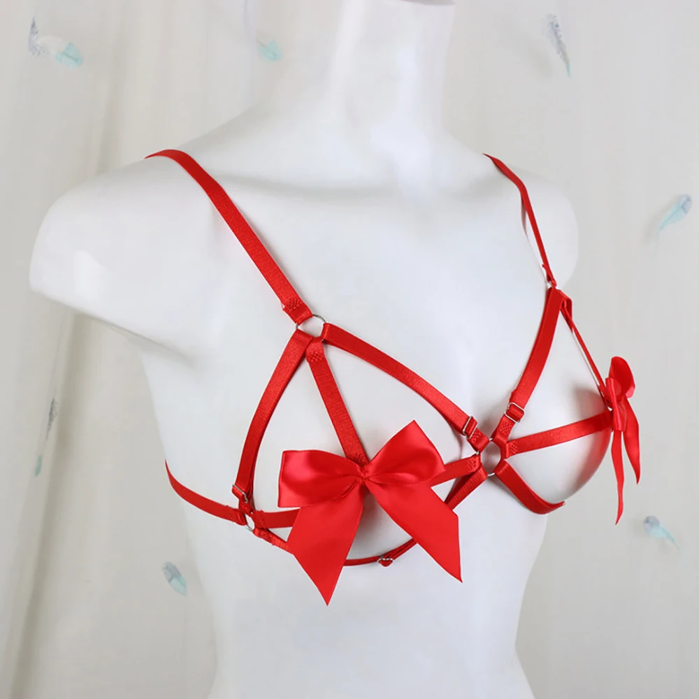 حمالة صدر نسائية مثيرة مشد مطاطي ملابس داخلية Bdsm عبودية مشد ضيق قوطي صنم زي إكسسوارات غريبة #4