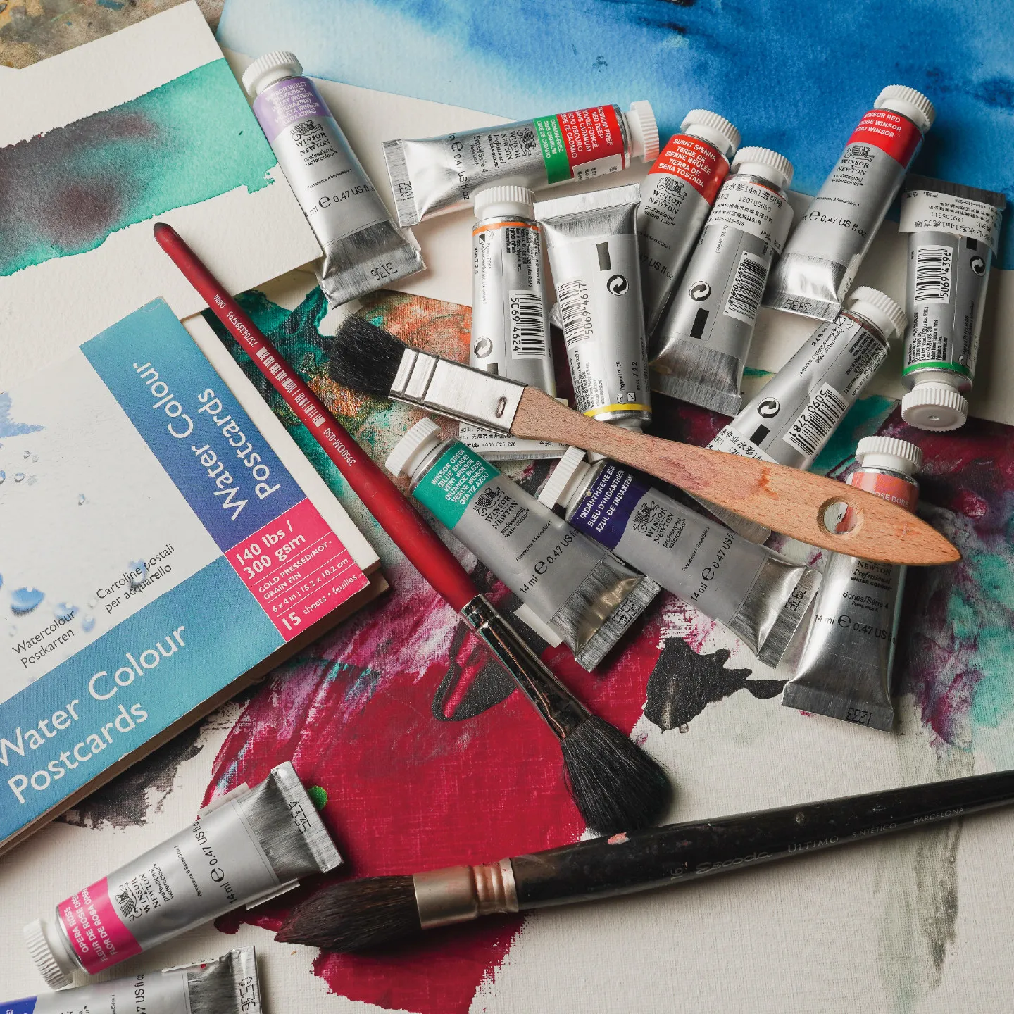 Farby akwarelowe Winsor & Newton Series 1 Professional, tuba 14 ml (0,47 uncji), artykuły do malowania i rysowania dla artystów, akwarele — zdjęcie produktu 3