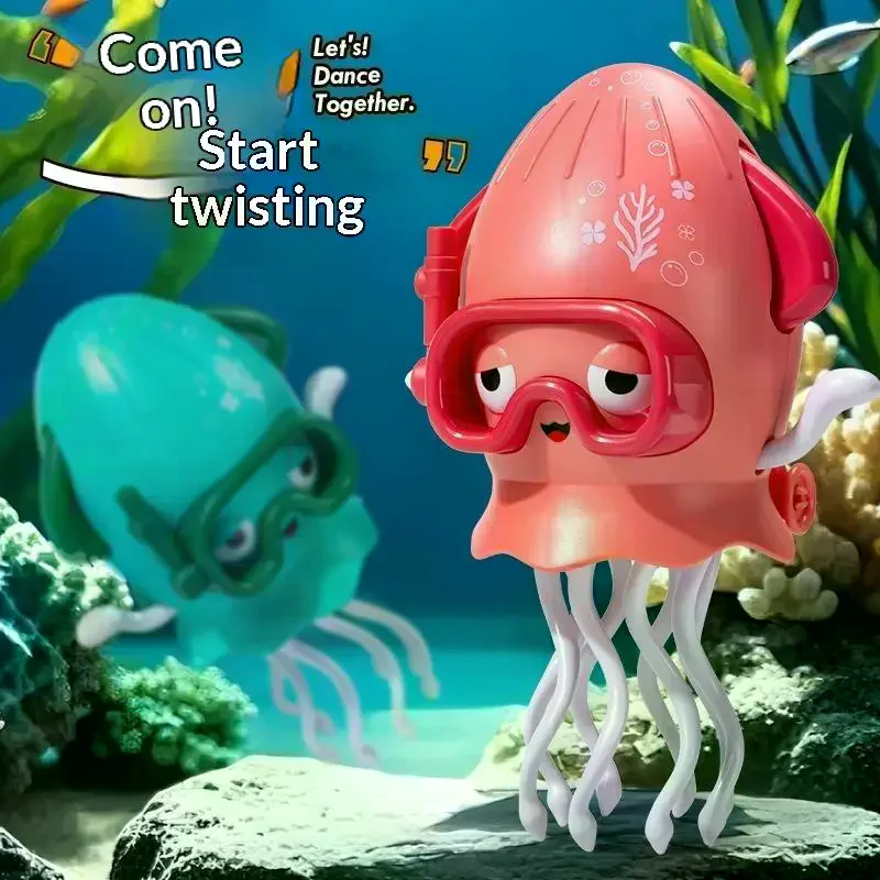 

Electric Dancing Jellyfish Toy with Glowing LED Lights and Music Function for Toddlers