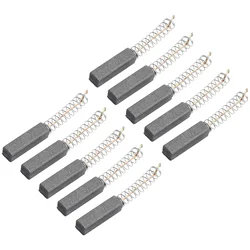 10pcs Carbon Brushes Replacement For Electric Motors Circular Saws Miter Saws Drills Hammer Drills Power Tool Access 20x5x5mm
