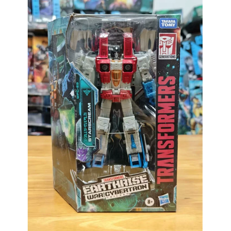 

Совершенно новый сток Transformer Battle for Cybertron WFC-E9 Starscream 24-часовая доставка подарок на день рождения фигурки студийный робот