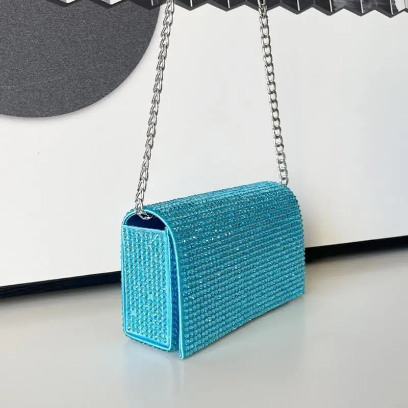 

Women Evening Bag Clutch Wedding Party Shoulder Crossbody Bags Detachable Chain 547A