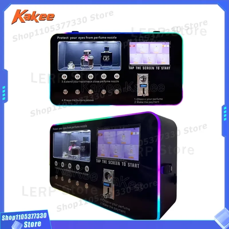 Automatic Perfume Vending Machine for Malls Luxury Retail Stores Dubai Self Service Fragrance Spray Dispenser Kiosk Unit