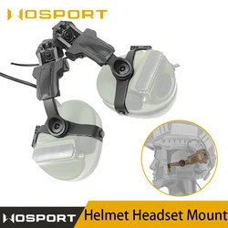 ARC/Wendy Fast Helmet Rail Mount Adapter, 360° Rotation Headset Helmet Guide Adapter, Fit OPS Core ARC and Team Wendy Rail
