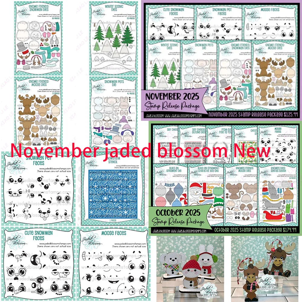 

NOVEMBER 2025 GOTTA HAVE IT NOW STAMP RELEASE PACKAGE Metal Cutting Dies and Stamps DIY Scrapbooking Card Stencil Paper Cards