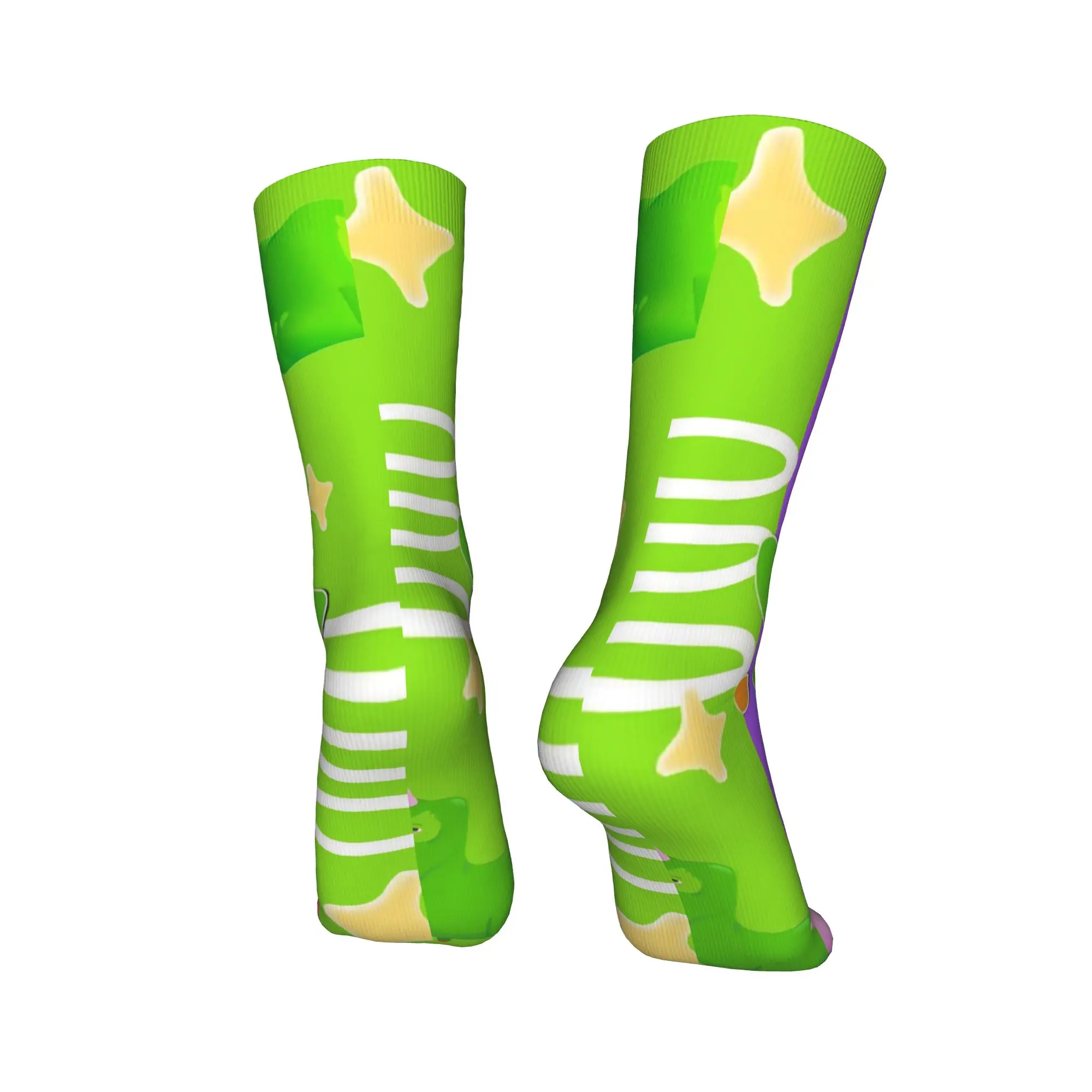 للجنسين الرجال الجوارب Duolingos البومة الثنائي جوارب الشتاء موضة لينة تنفس الجوارب تصميم سكيت المضادة للبكتيريا الجوارب #4