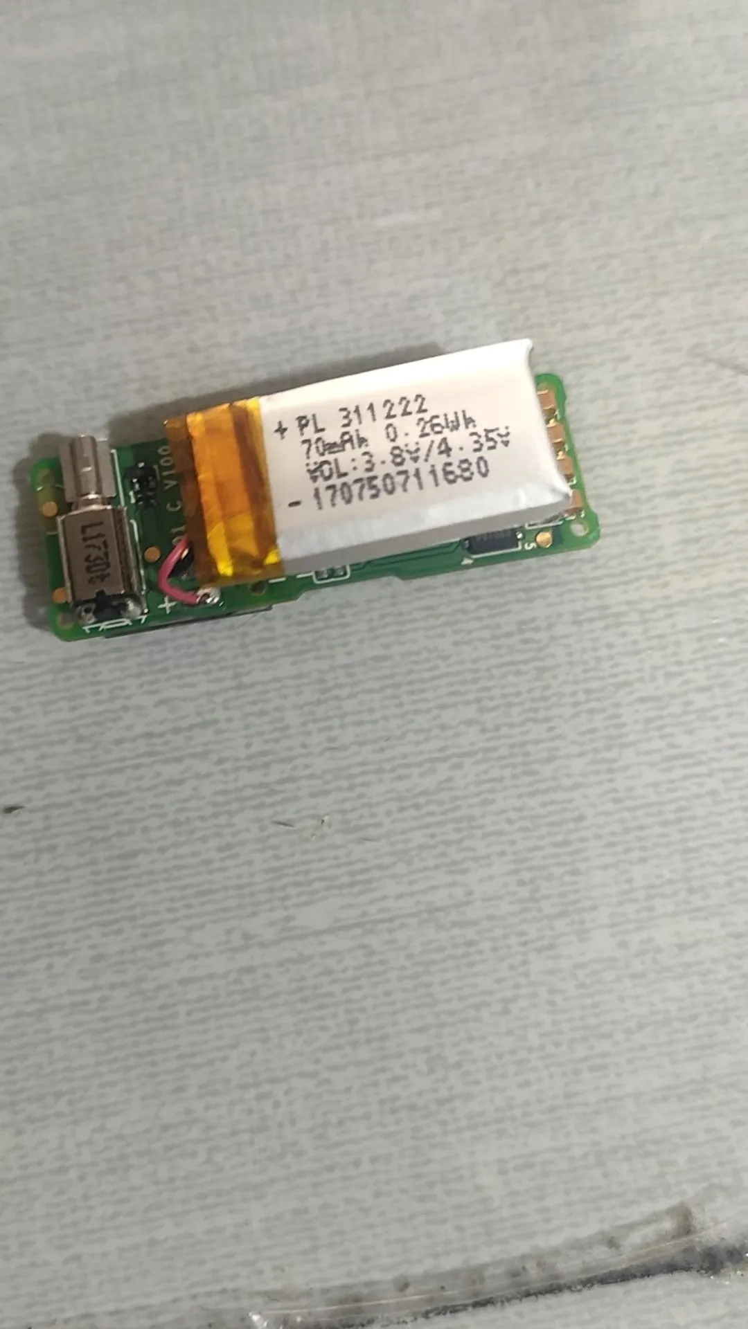 3.7V polymer lithium-ion battery video early education machine 311222 dynamic charging 70MAH with full capacity protection