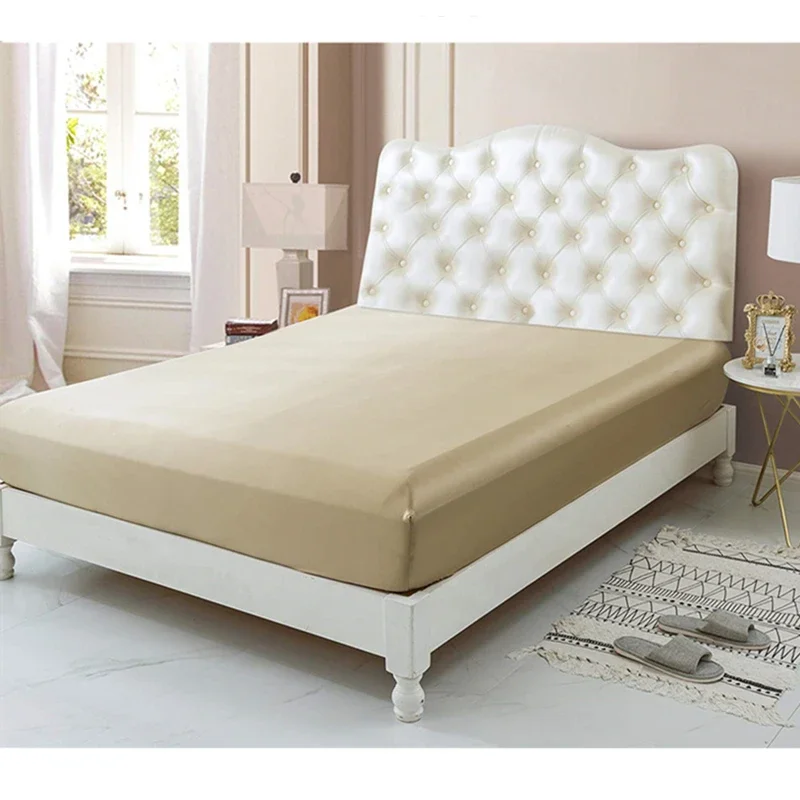 30mm Silk Fitted Sheet Deep 35cm 1pc Seamless 100% Mulberry Silk  Many Size Comfortable Soft Ventilate