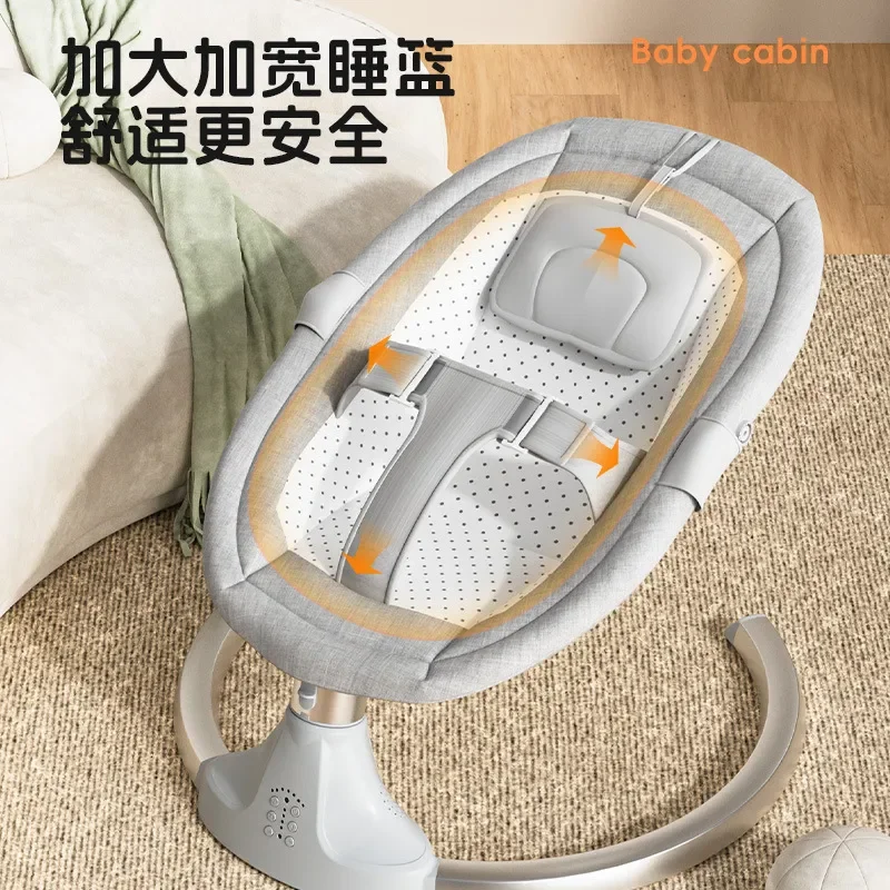 for Baby Electric Rocking Chair Newborn Soothing Artifact Multifunctional Cradle Bed