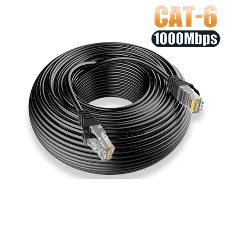 CAT6 Ethernet Cat 6 Lan Cable RJ 45 Network Patch Cord for Laptop Router RJ45 Internet Cable 20 30 50m/10m 1000Mbps Lan Cord UTP