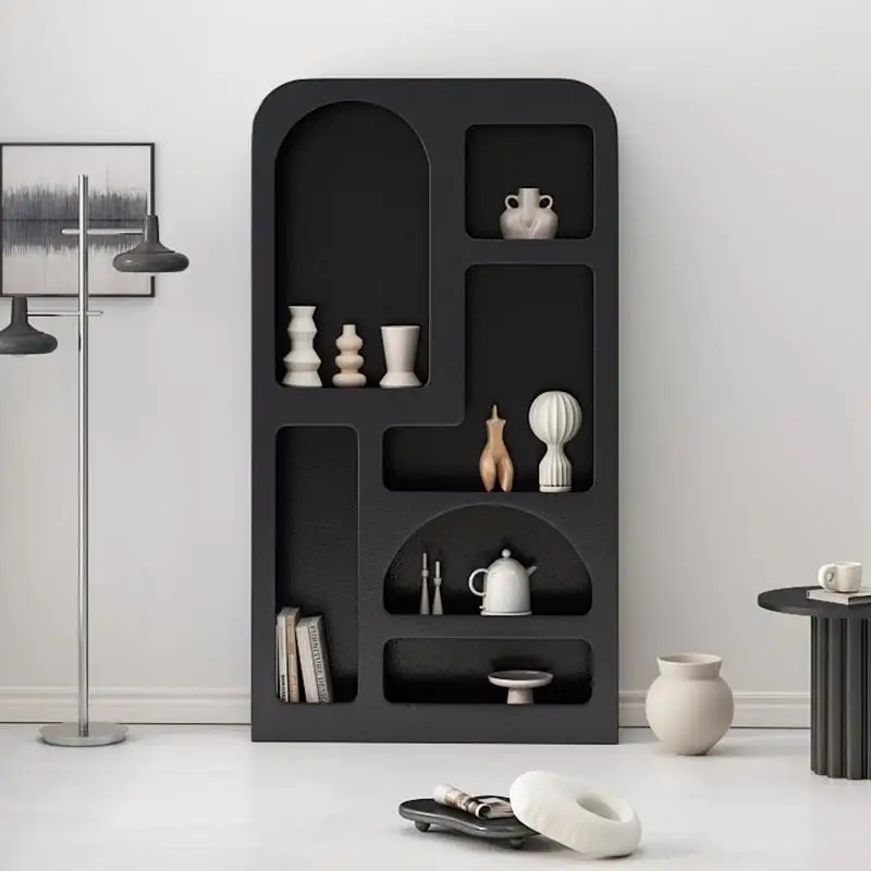 Living Room Floor Shelf Product Display Cabinet French Bookcase Internet celebrity Arched Small Cabinet Cave Cabinet