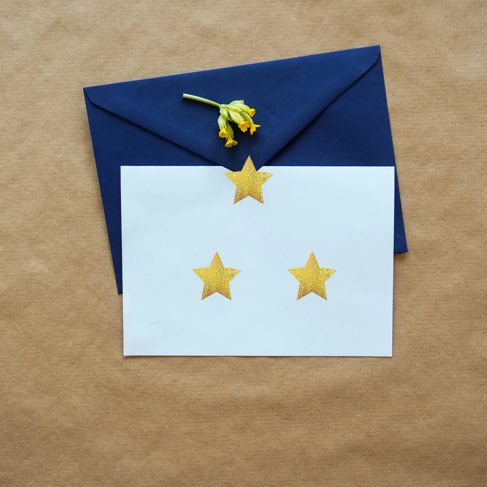 250Pcs 3.8Cm/1.5In Gold Glitter Star Decorative Label Stickers, School Reward Stickers, Packaging Box Decoration Stickers, Business Product Packaging Stickers, Gift Box Decoration Stickers, Party Gift Decoration Stickers, Envelope Sealing Decoration Stickers