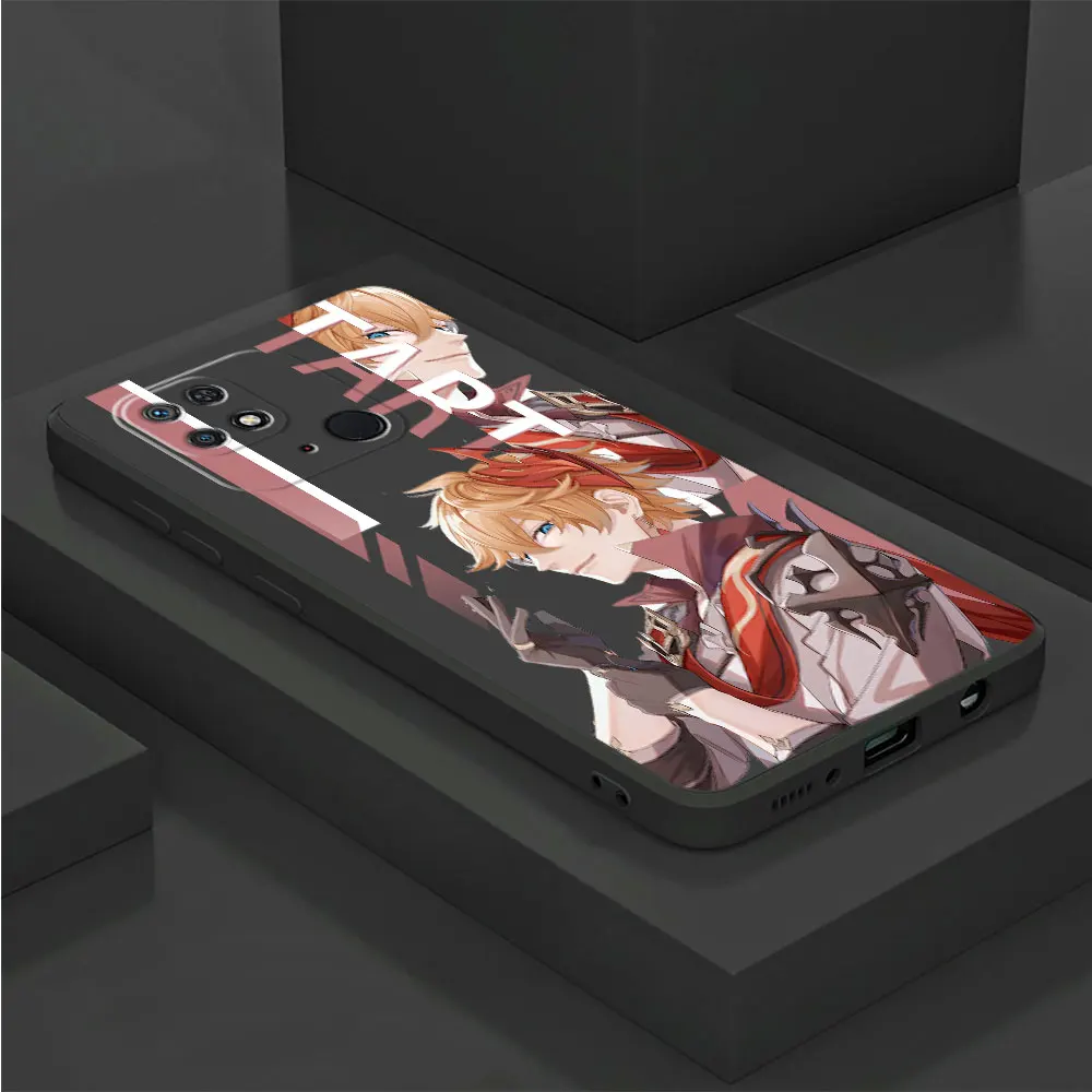 Anime Genshin Impact TPU Soft Phone Case for Xiaomi Redmi Note 12 11T 8T 9T 10 Lite 10S 11 Pro 9 11S 8 7 9S 11E Cover