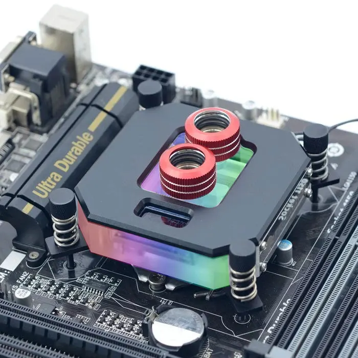 

FREEZEMOD INTEL CPU Water Block ЖК-дисплей с температурным дисплеем VA-экран для Intel 115X 2011 2066 ARGB кулер для процессора UPR-2020I