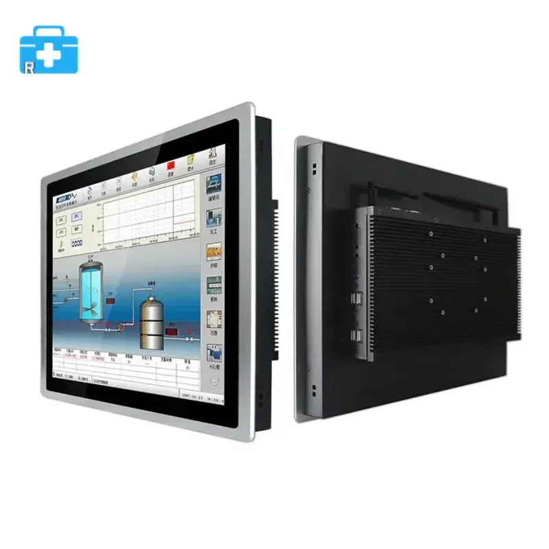 Vesa/Wall mount/Embedded 19 inch HMI Industrial Touchscreen Android 13 panel PC AIO computer RK3399 Linux for automation