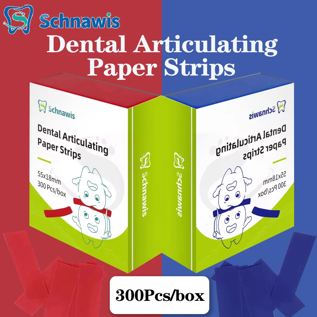 

300 Pcs/Box 55*18mm Dental Blue Articulating Paper Strips Dentistry Oral Teeth Whitening Material Instrument Dentist Tool