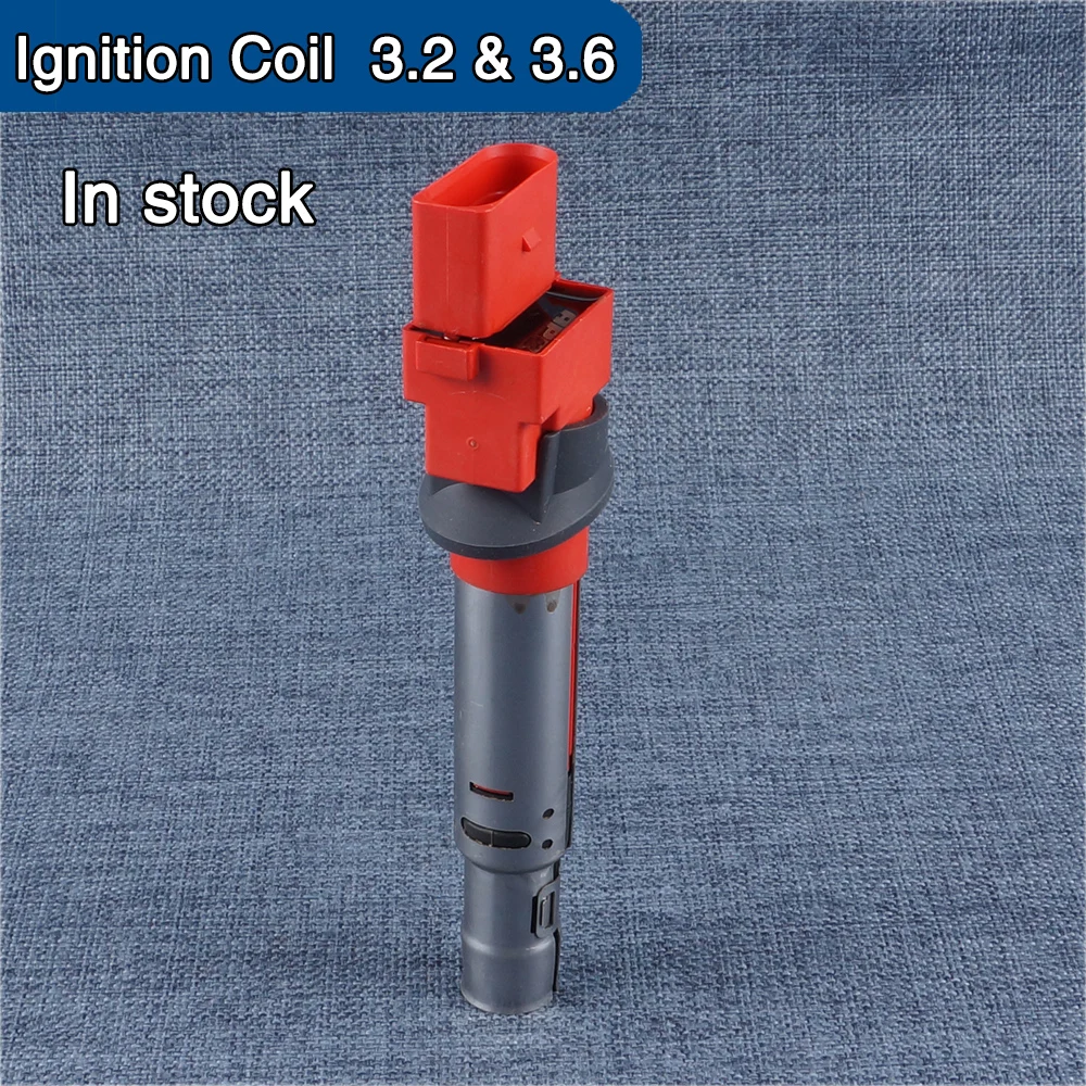 022905715 A-P-R Ignition Coil Improved Version with Red Head for VW Passat CC Phaeton Touareg Audi A3 Q7 TT 3.2 3.6 022905715B