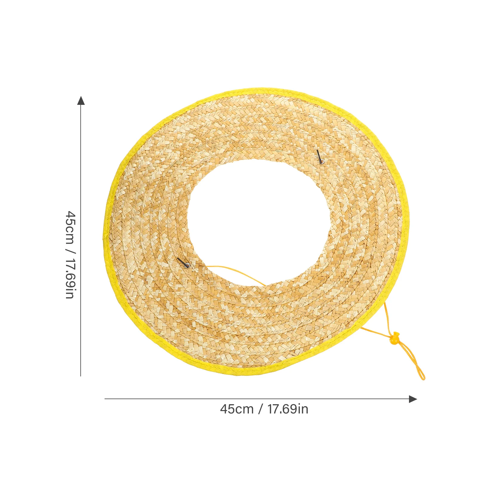 Safety Sunshade 45cm Wide Brim Breathable Durable Gardening Construction Outdoor Work Sunscreen Protection Hard