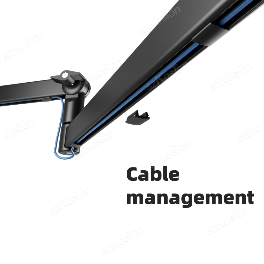 薄型マイクスタンド 調節可能なマイクアーム ケーブル管理付き 金属製マイクブームアーム SM7B MV7 AM8 K688 HyperX QuadCast対応