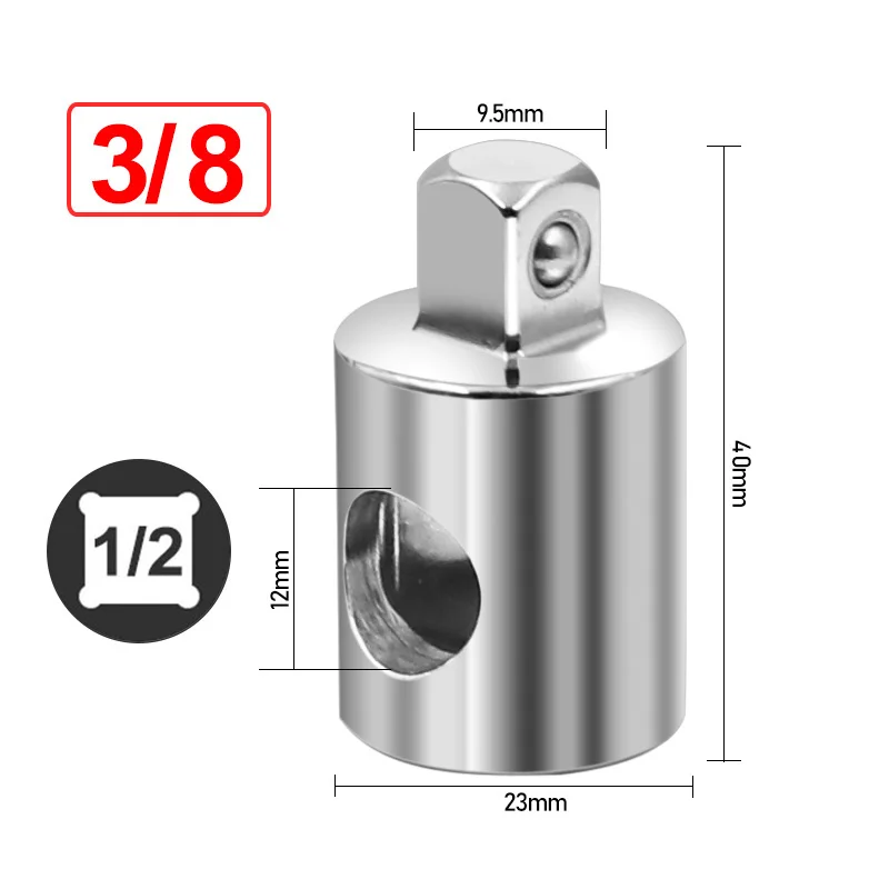 Imagem -03 - Universal Joint Extensão Spanner Transferência Chave Soquete Catraca Manga Adaptador Conectando Cabeça Conversor Novo pc