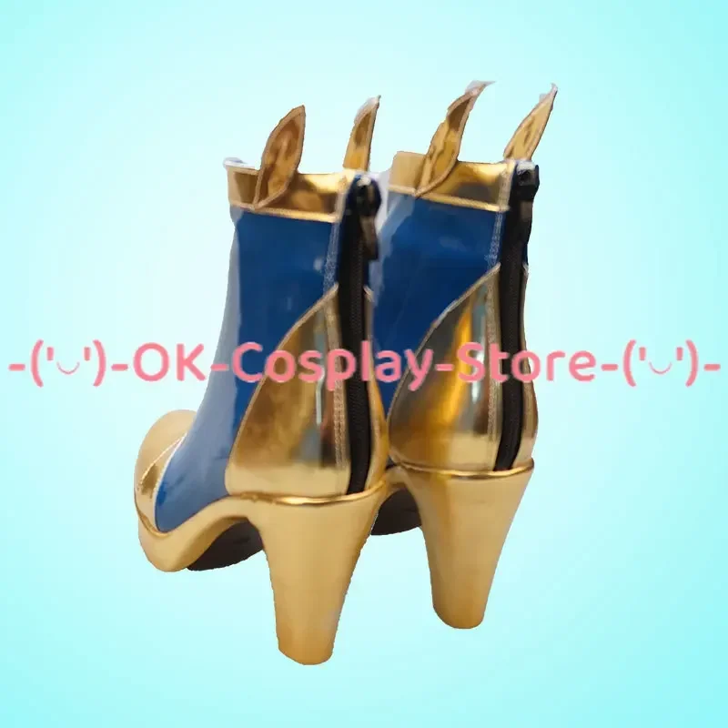 [Personalizado] Sona Buvelle Cosplay Sapatos LOL Star Guardian Anime Roleplay Prop Halloween Carnaval Festa Botas de couro PU