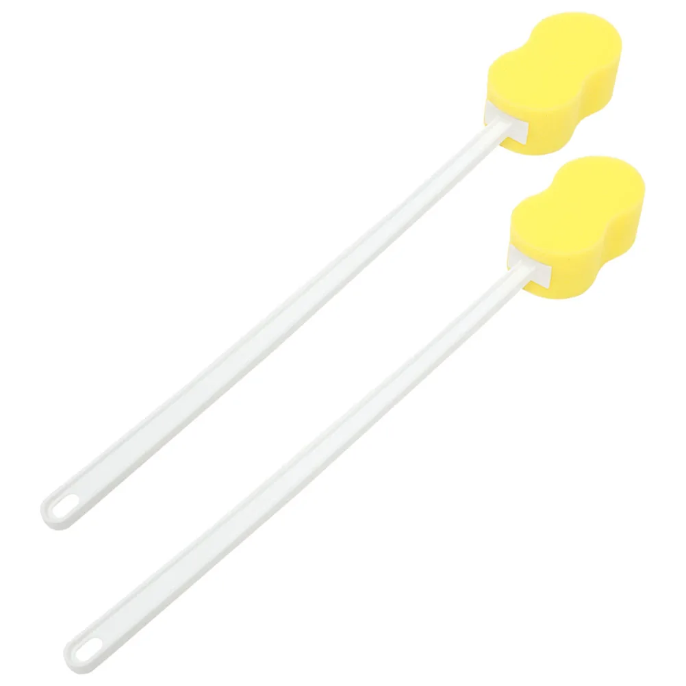 

2Pcs Long Scrubber 8Shape 57x7x5cm Multicolor Sponge Shower Back Bath Brush Shower Brush For Body Cleanser Bath