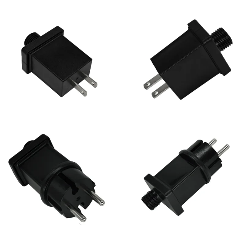 PHILE-4.5V 4.5W Plug LED Power Supply LED Transformer Plug Adapter IP44 Waterproof Power Christmas Lamp Adapter EU PLUG