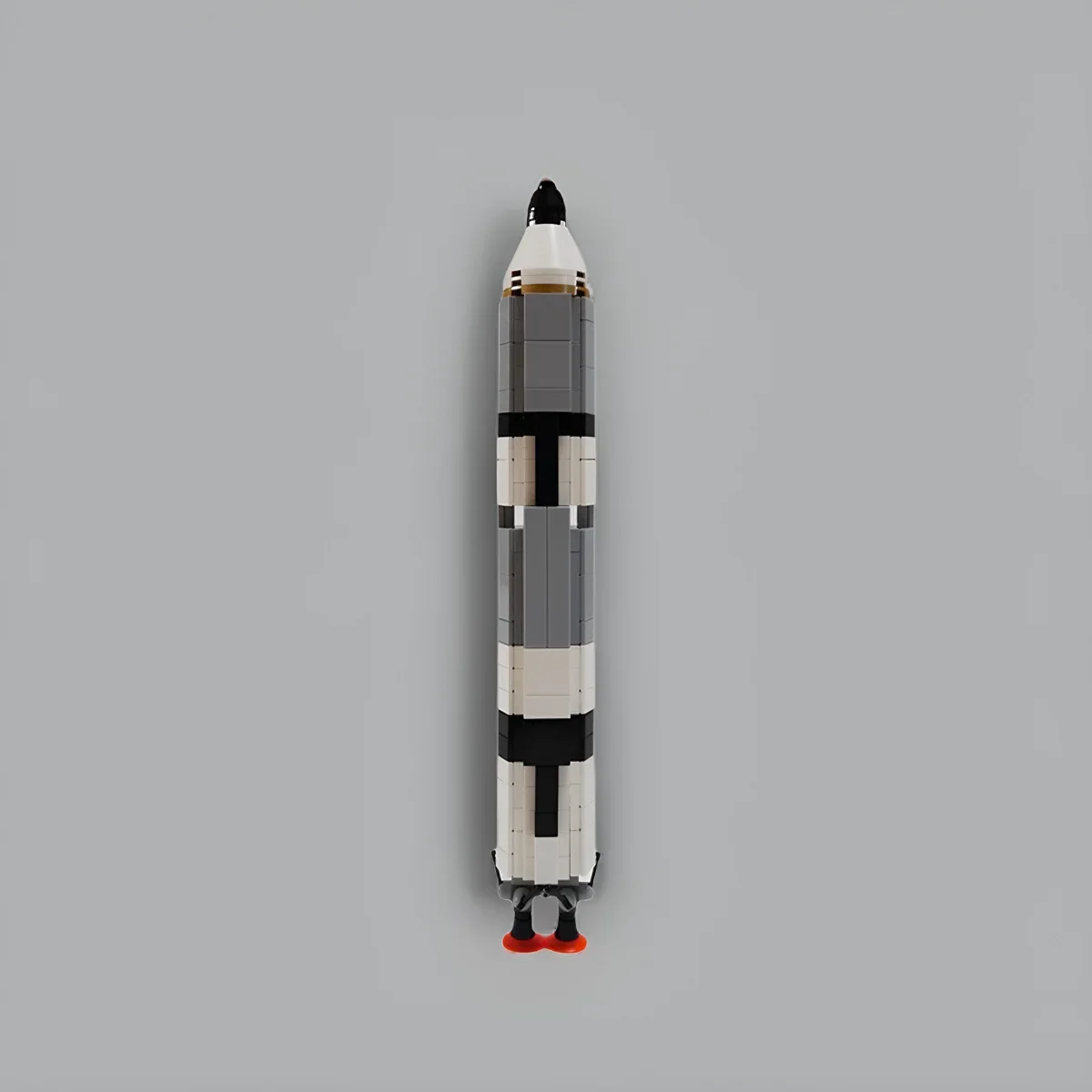 Gemini Titan Rocket MOC-34453 Saturn V scale Building Block Kit Military Space Launch Vehicle Display Brick Model DIY Kid Toy